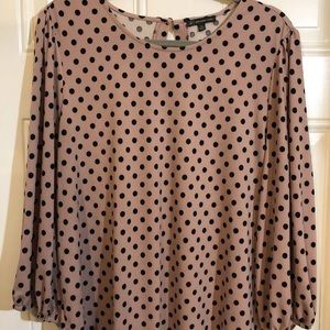Adrianna Pappell polka dot top.